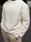 Manfinity Homme Men'S Drop Shoulder Plain Long Sleeve Going Out Casual Sweatshirt, Boyfriend Gift, for Fall