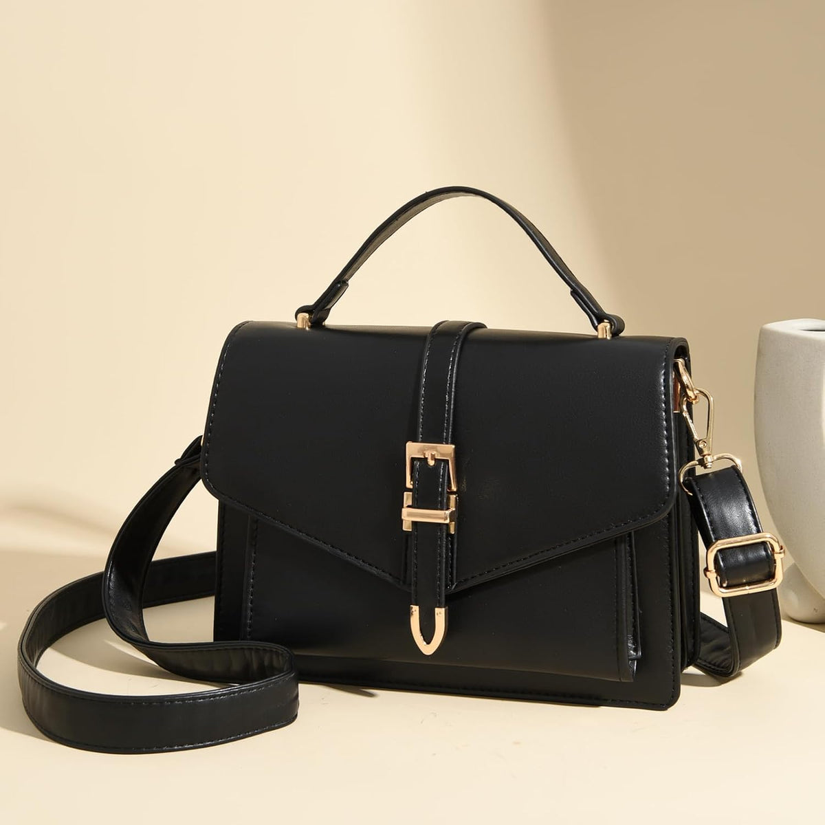 Cross Body Bag Handbag for Women - Small Crossbody Bags Purse Leather Top-Handle Hand Bag Trendy Shoulder Purse Satchel Purses