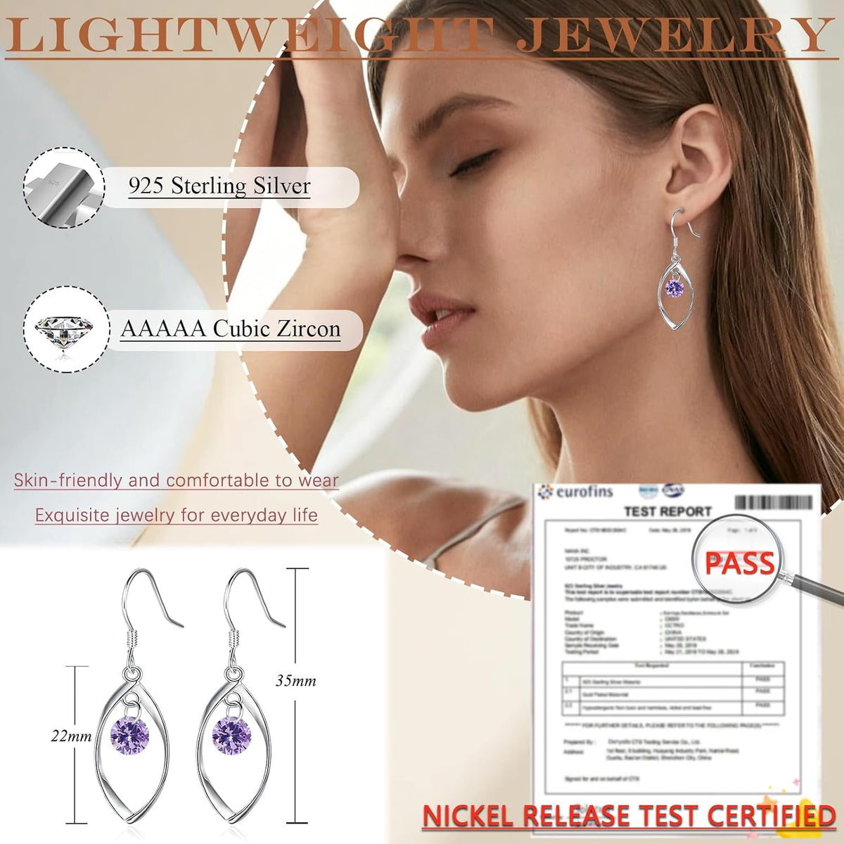 Silver Jewellery Set for Women, 925 Silver Women'S Jewellery Set