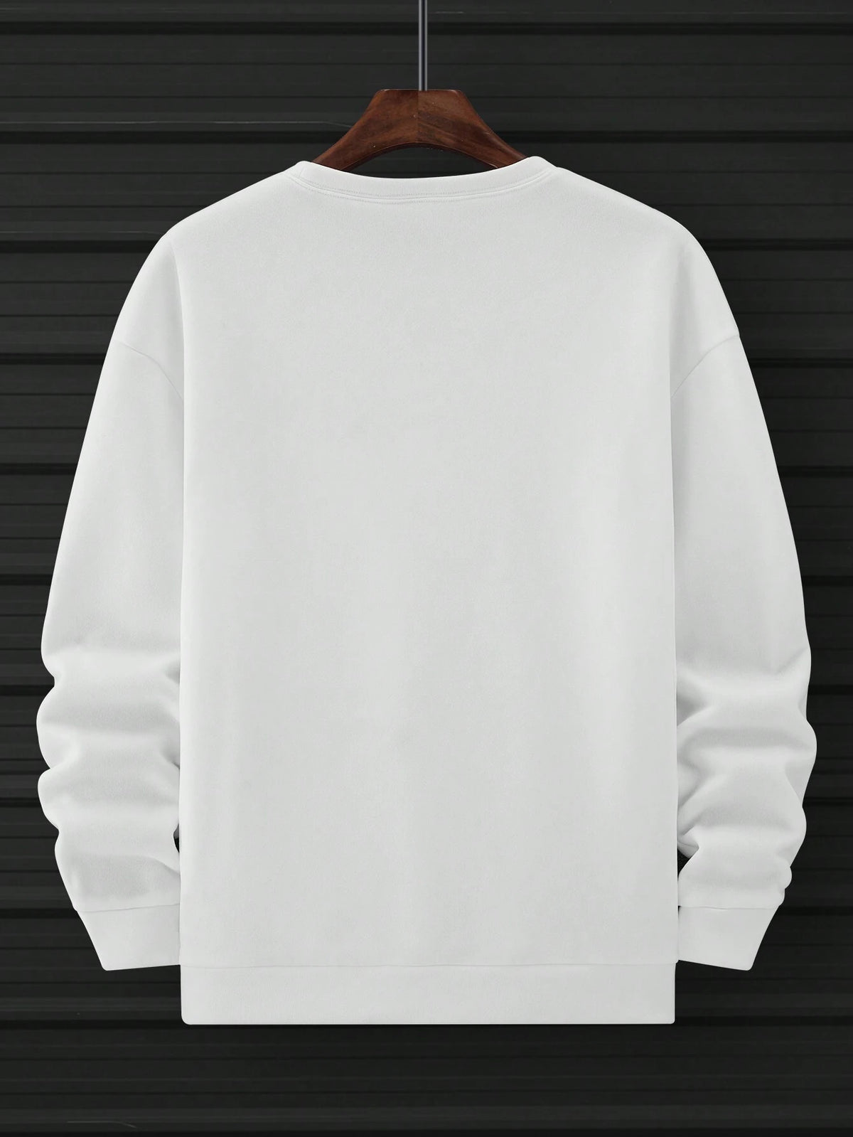 Manfinity Homme Men'S Loose Fit Letter Print Long Sleeve Vintage Going Out Sweatshirt, Friends, for Fall