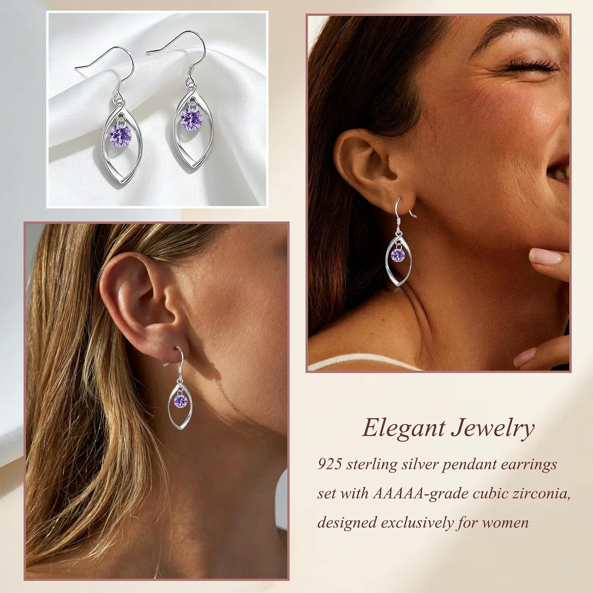 Silver Jewellery Set for Women, 925 Silver Women'S Jewellery Set