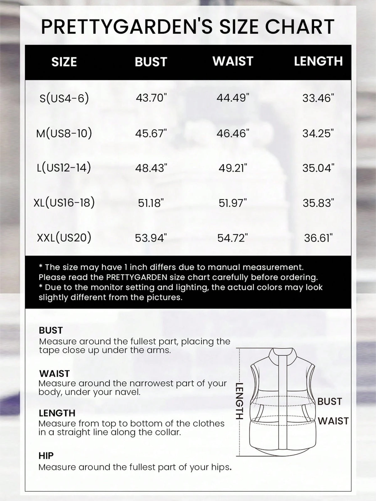 Women'S Fall Reversible Vest Sleeveless Wool Jacket Zipper Hoodie Pocket Long Warm Winter Coat Coat