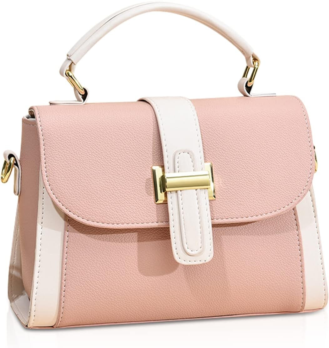 Fashion Satchel Handbag Women Small Crossbody Bag Ladies Shoulder Bags Multicolour Hand Bag Top Handle Clutch Bags PU Leather Girls Messenger Bags Purses Bag