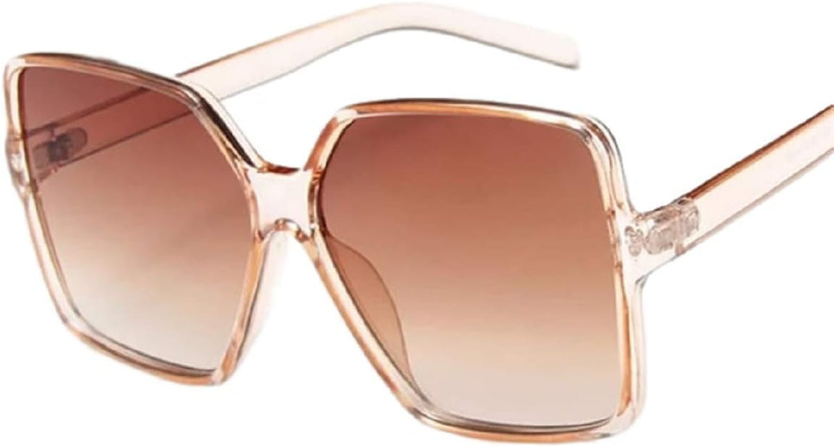 Oversized Sunglasses Women/Womens Square Frame Sun Glasses/Big Celeb Designer Styling Retro Vintage Festival Ibiza 2026