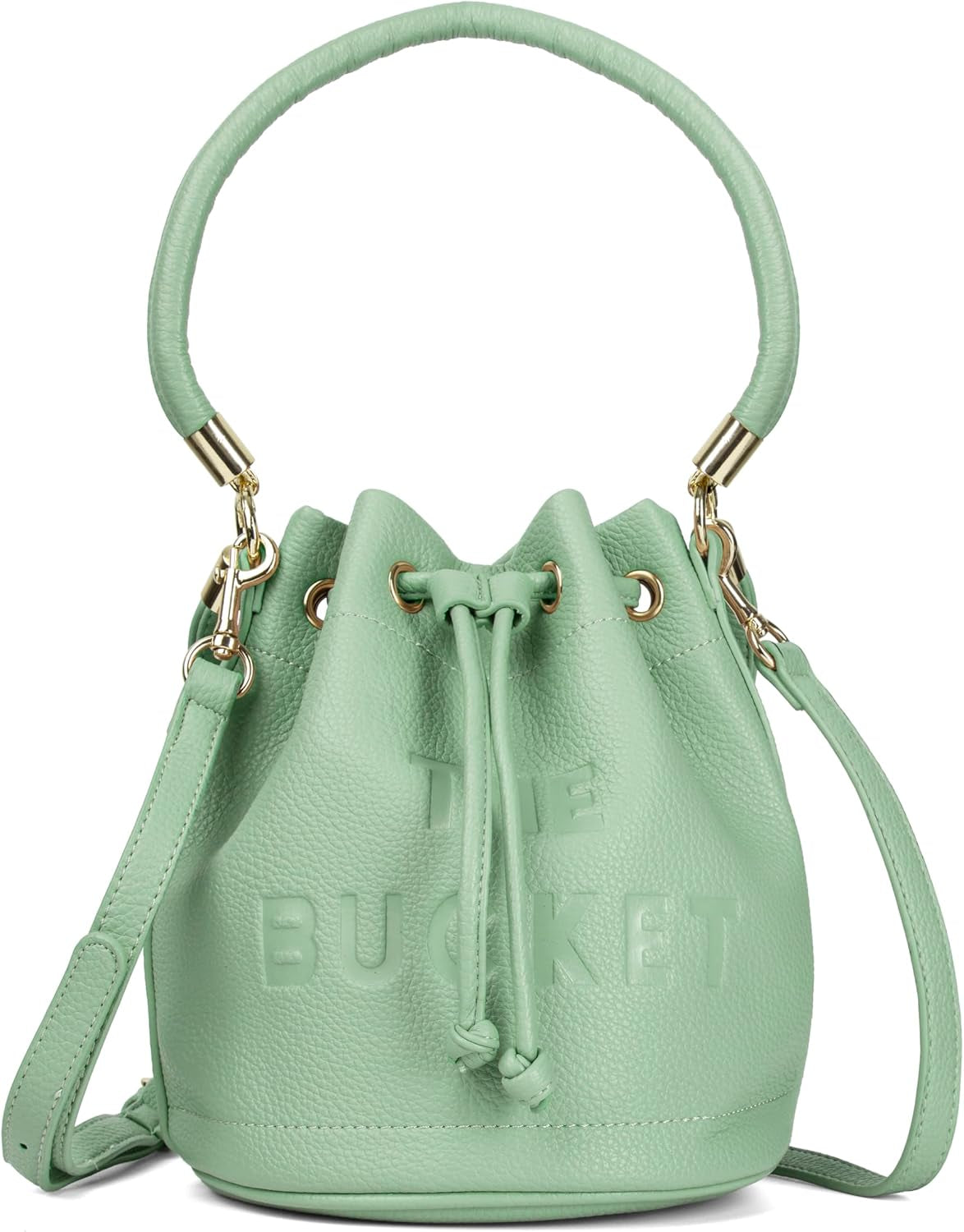 Bucket Bag for Women Faux Leather Designer Handbag with Drawstring, Ladies Crossbody Bag, Women'S Hobos & Shoulder Bags