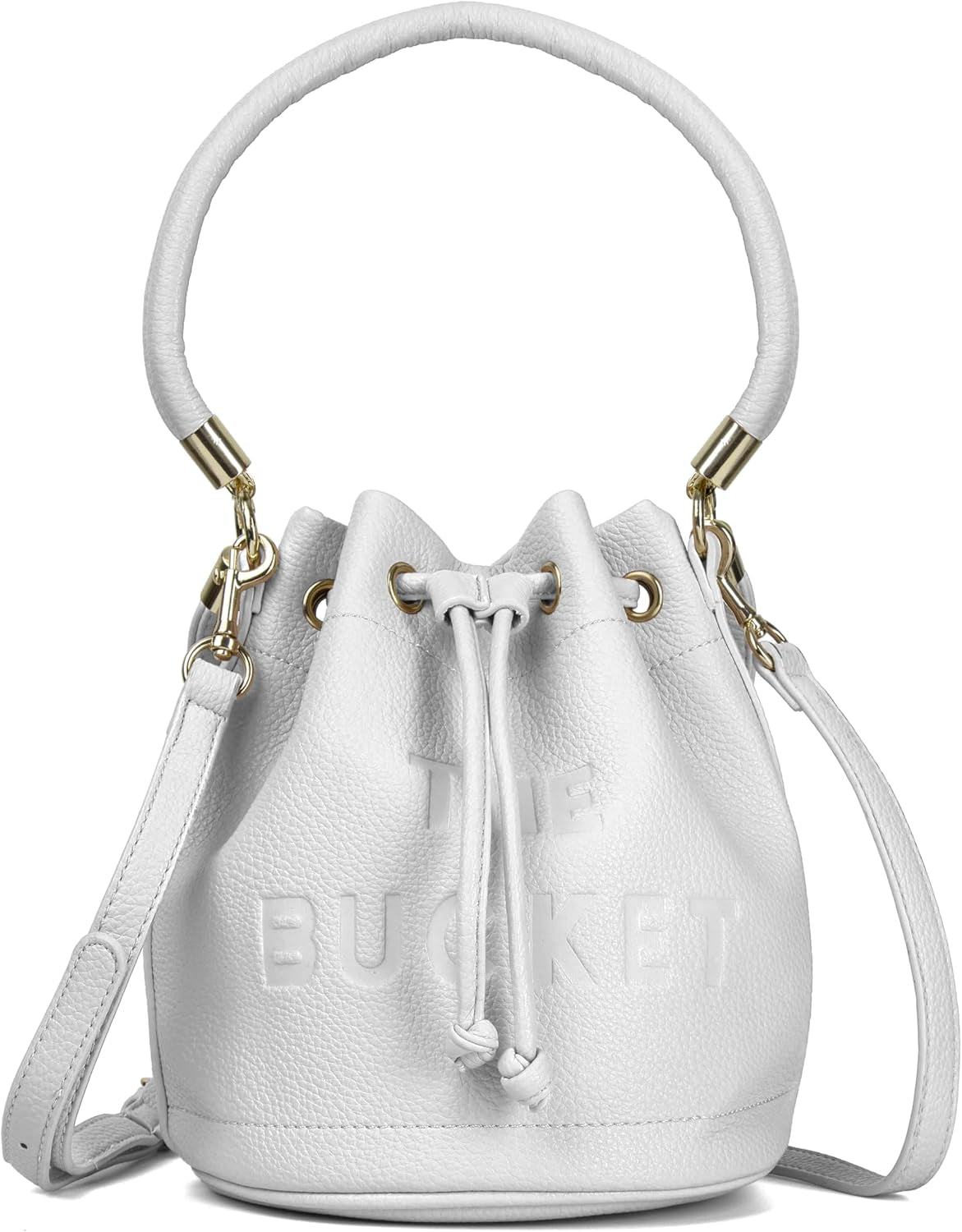 Bucket Bag for Women Faux Leather Designer Handbag with Drawstring, Ladies Crossbody Bag, Women'S Hobos & Shoulder Bags