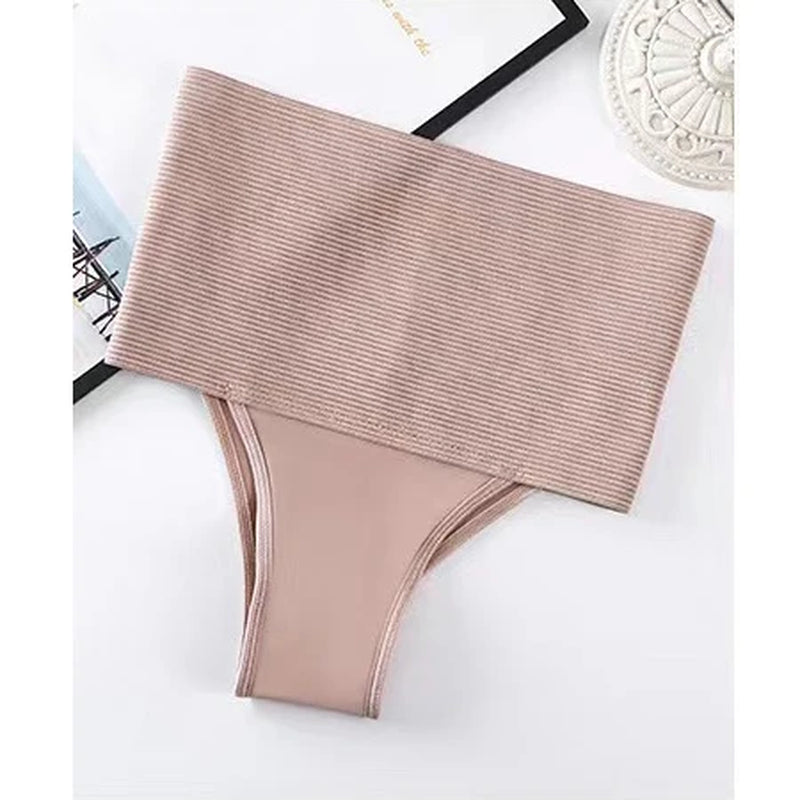 Postpartum High Waist Shaping Briefs for Women - Breathable Abdomen and Hip Lift Underwear with Belly Compression