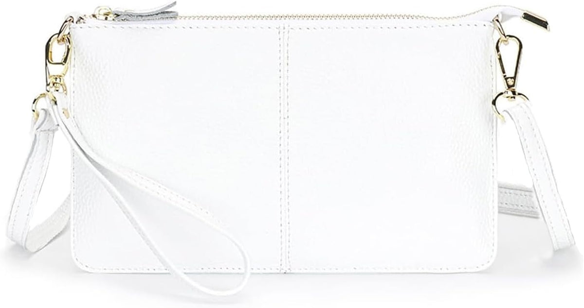 100% Genuine Leather Small Crossbody Bag for Women Minimalist Purses and Handbags Shoulder Bag