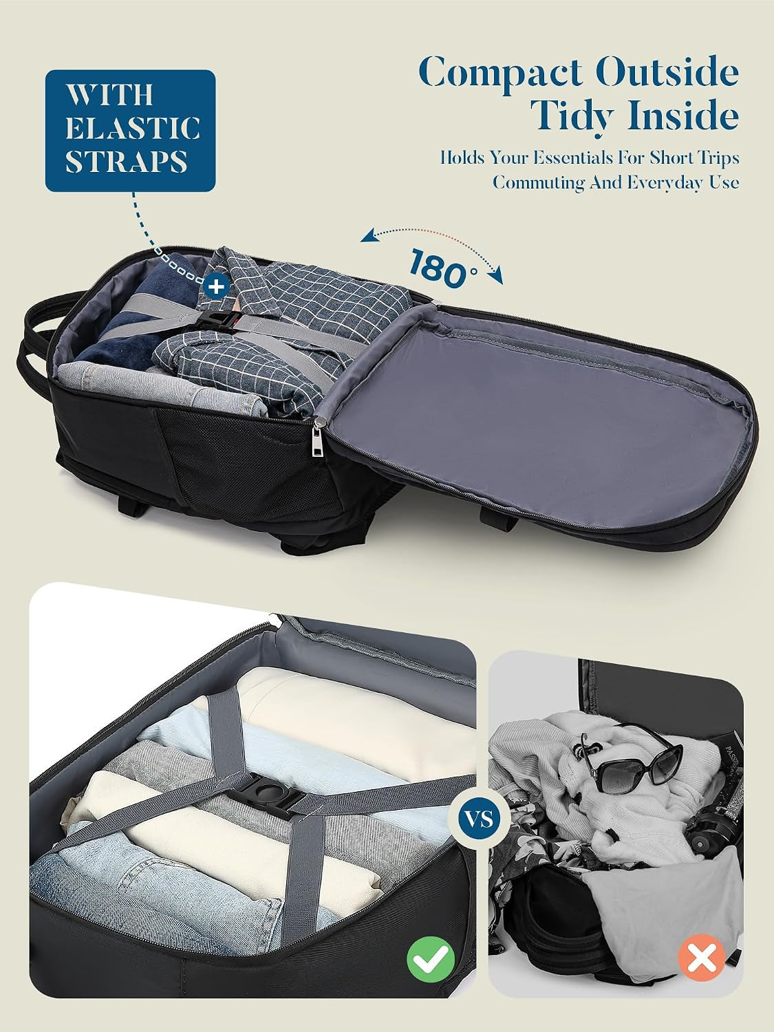 Cabin Bags 40X30X15 Underseat for British Travel Backpack Hand Luggage Bag